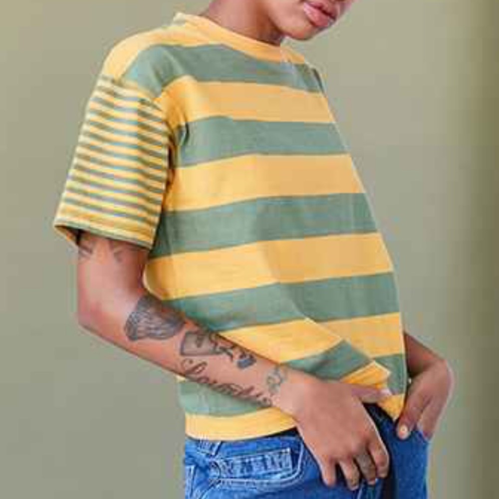Urban Outfitters BDG Striped Boston Ringer Tee Shirt